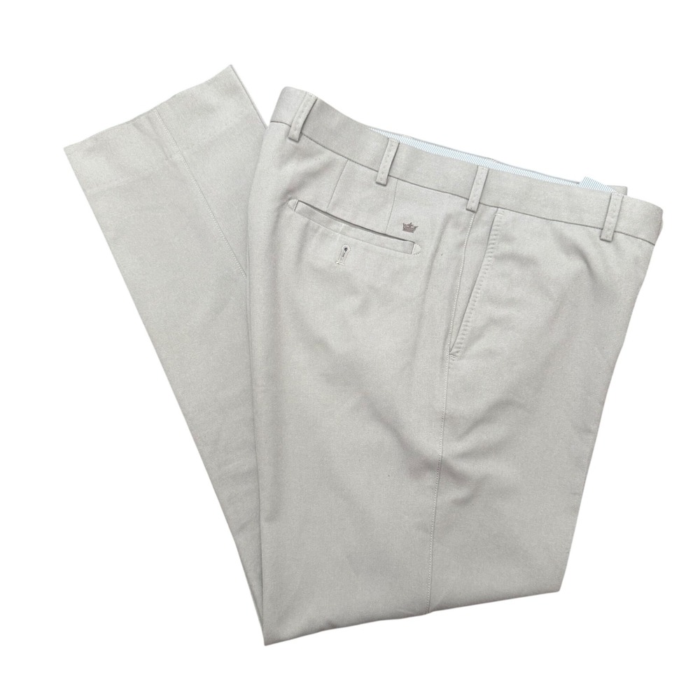 Peter Millar Performance Pant Mens 36x32 Gray Crown Sport Charlotte MF17EB50FB